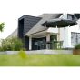 Parasol Libra houtlook Ø3mtr - grijs