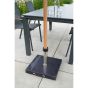 Parasol Libra houtlook Ø3mtr - grijs