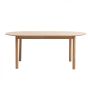 Bjørn uitschuifbare ovale eettafel - 100x190-280 cm - naturel