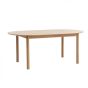 Bjørn uitschuifbare ovale eettafel - 100x190-280 cm - naturel
