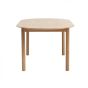 Bjørn uitschuifbare ovale eettafel - 100x190-280 cm - naturel