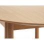 Bjørn uitschuifbare ovale eettafel - 100x190-280 cm - naturel
