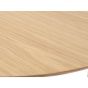 Bjørn uitschuifbare ovale eettafel - 100x190-280 cm - naturel