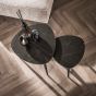 Timothy bijzettafel set van 2 - keramiek zwart
