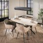 Deborah deens ovale eettafel - 180 cm - keramiek