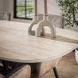 Deborah deens ovale eettafel - 180 cm - keramiek