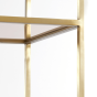 Mariki kast 110x40x180 cm bruin glas/ licht goud van het woonmerk Light&Living