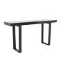 Mayen sidetable 160x44x82 cm glanzend zwart van het woonmerk Light&Living
