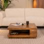 Square salontafel mangohout 80 cm