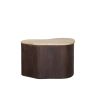 Davi bijzettafel espresso mangohout - 50 cm