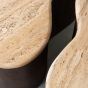 Davi bijzettafel espresso mangohout - 50 cm
