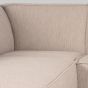 Kay hoekbank bouclé naturel links