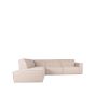 Kay hoekbank bouclé naturel links