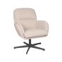 Moss draaibare fauteuil bouclé - naturel