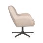 Moss draaibare fauteuil bouclé - naturel