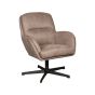 Moss fauteuil micro suede - taupe