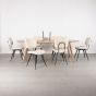 Ines eettafel 240x110x76 cm - naturel