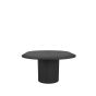 Oliva ovale eettafel 150x130x75cm + verlenging 50 cm