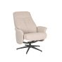 Bergen draaibare fauteuil bouclé - naturel
