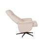 Bergen draaibare fauteuil bouclé - naturel