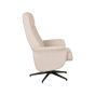 Bergen draaibare fauteuil bouclé - naturel