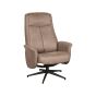 Bergen fauteuil micro suede - taupe