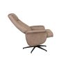 Bergen fauteuil micro suede - taupe