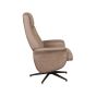 Bergen fauteuil micro suede - taupe