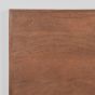 Restaurant/Bartafel Blad Vierkant Straight Edge 70x70 cm - espresso