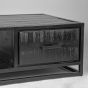 Chili salontafel mangohout zwart 110x70x40 cm