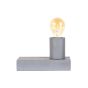 Fresco tafellamp 20x10x12 cm beton grijs