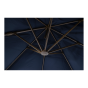 Zweefparasol VirgoFlex houtlook 3x3mtr - grijs