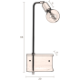Wandlamp Shaw