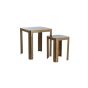 Oxe sidetable set van 2 - antiek brons