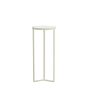 Retiro pilaar Ø35x80 cm - rib glas/crème