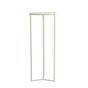 Retiro pilaar Ø40x100 cm - rib glas/crème