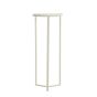 Retiro pilaar Ø40x100 cm - rib glas/crème