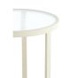 Retiro pilaar Ø40x100 cm - rib glas/crème