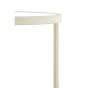 Retiro pilaar Ø40x100 cm - rib glas/crème