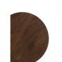 Mirto bijzettafel Ø40x50 cm hout - mat donkerbruin
