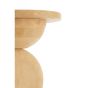 Mirto bijzettafel ø40 cm hout - mat naturel