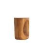 Morilo bijzettafel 35x29x46 cm hout - naturel