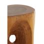 Morilo bijzettafel 35x29x46 cm hout - naturel