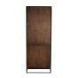 Lilian wandkast half open 75x40x200 cm hout - bruin