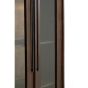 Lilian wandkast half open 75x40x200 cm hout - bruin