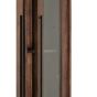 Lilian wandkast half open 75x40x200 cm hout - bruin