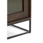 Lilian wandkast half open 75x40x200 cm hout - bruin