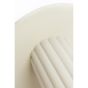 Rosario bijzettafel ø91,5x60,5 cm spiegel - helder+crème