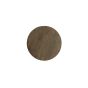 Ocana bijzettafel ø45x50 cm hout - bruin+mat beige