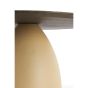Ocana bijzettafel ø45x50 cm hout - bruin+mat beige